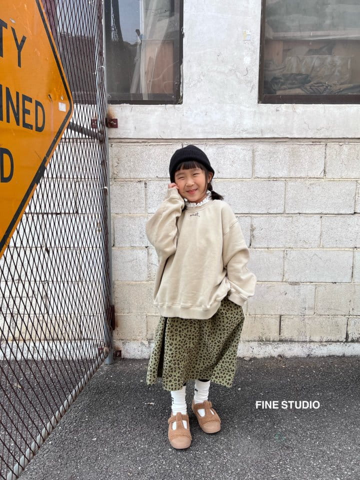 FINE STUDIO - Korean Children Fashion - #Kfashion4kids - Frill Sweatshirt - 5