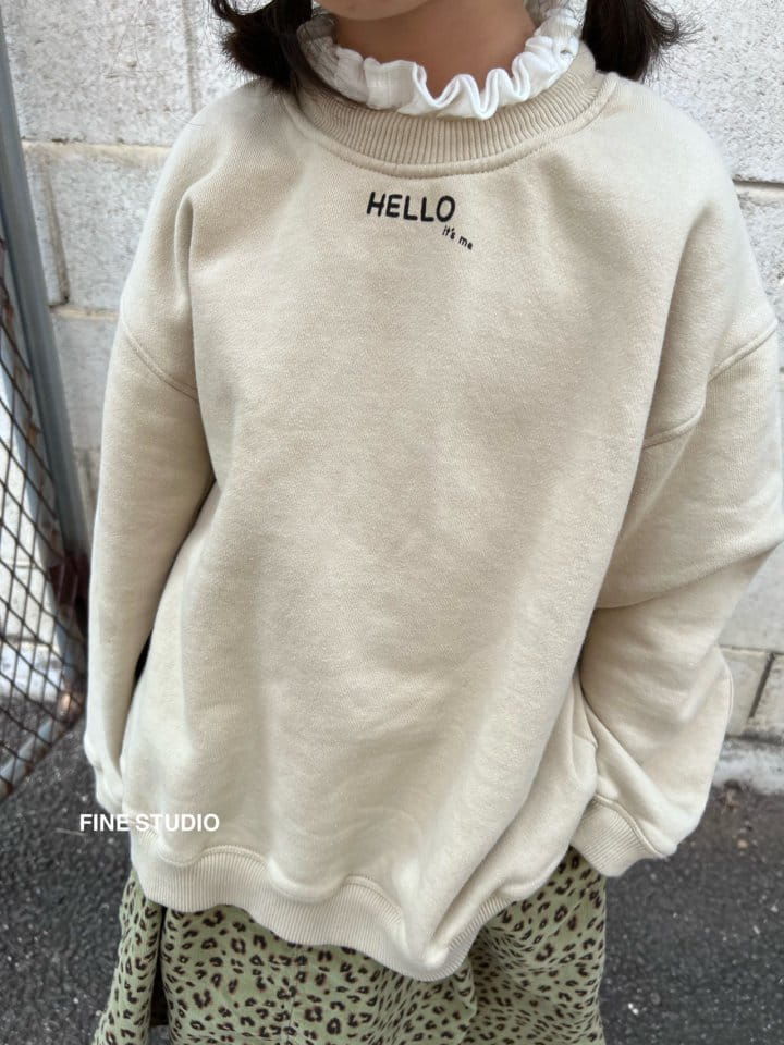 FINE STUDIO - Korean Children Fashion - #Kfashion4kids - Frill Sweatshirt - 7