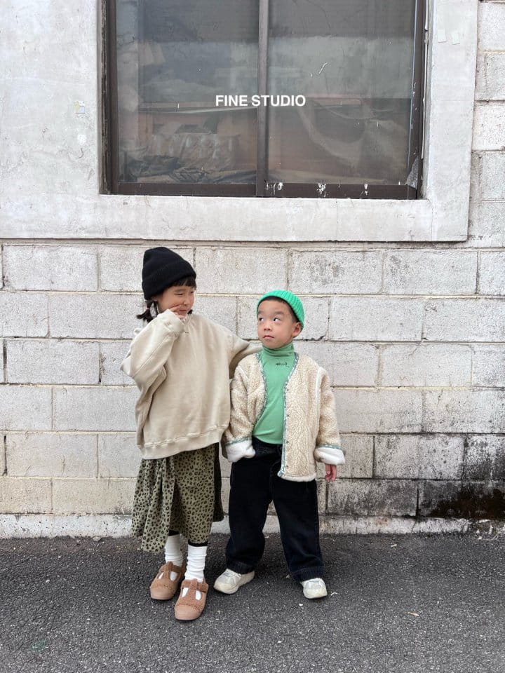 FINE STUDIO - Korean Children Fashion - #Kfashion4kids - Frill Sweatshirt - 8