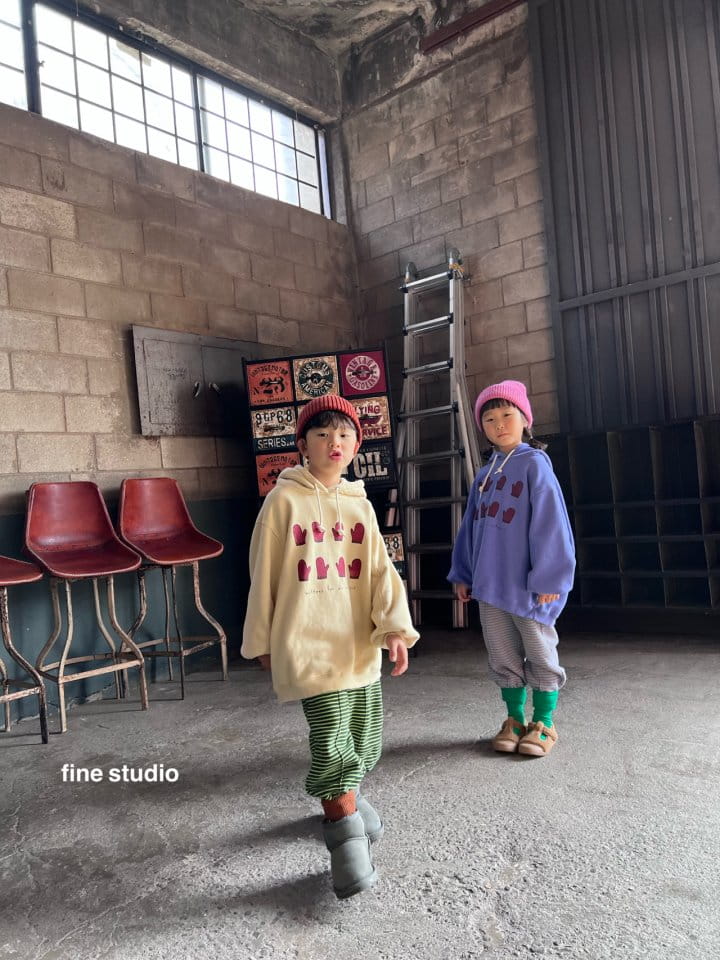 FINE STUDIO - Korean Children Fashion - #Kfashion4kids - Stripes Training Pants - 10