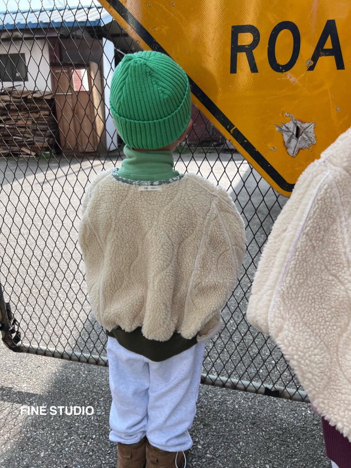 FINE STUDIO - Korean Children Fashion - #Kfashion4kids - Dumble Reversible Jacket with mom - 10