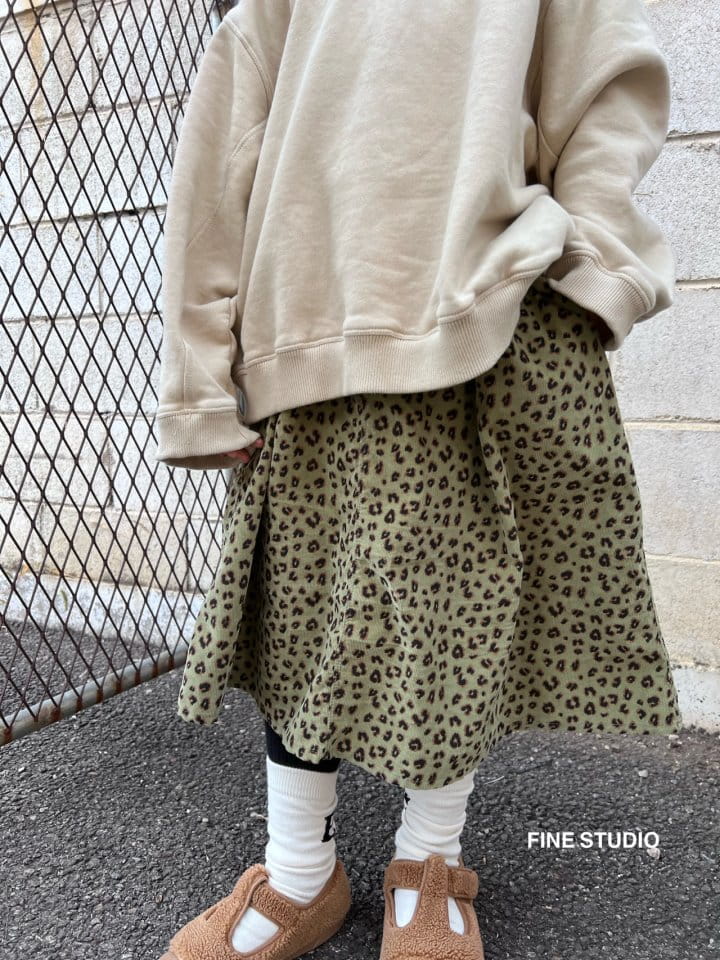 FINE STUDIO - Korean Children Fashion - #Kfashion4kids - Leo Rib Skirt - 10