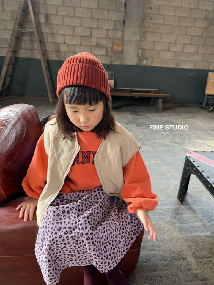 FINE STUDIO - Korean Children Fashion - #Kfashion4kids - Leo Rib Skirt - 3
