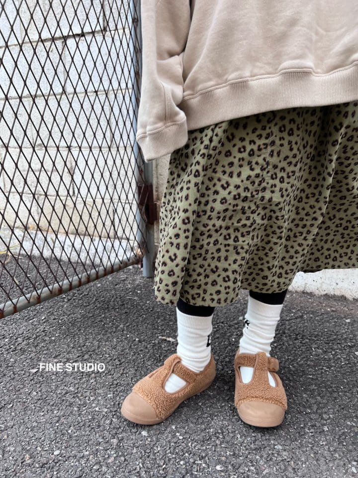 FINE STUDIO - Korean Children Fashion - #Kfashion4kids - Leo Rib Skirt - 9