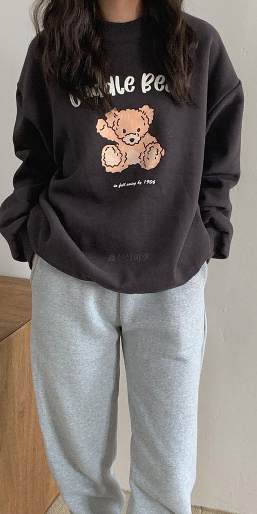 FIRSTMOON - Korean Children Fashion - #Kfashion4kids - Cudle Bear Sweatshirt - 10