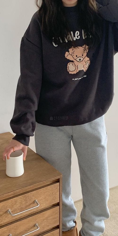 FIRSTMOON - Korean Children Fashion - #Kfashion4kids - Cudle Bear Sweatshirt - 8