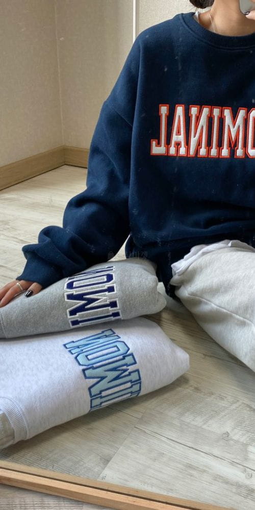 FIRSTMOON - Korean Children Fashion - #Kfashion4kids - Nominal Sweatshirt