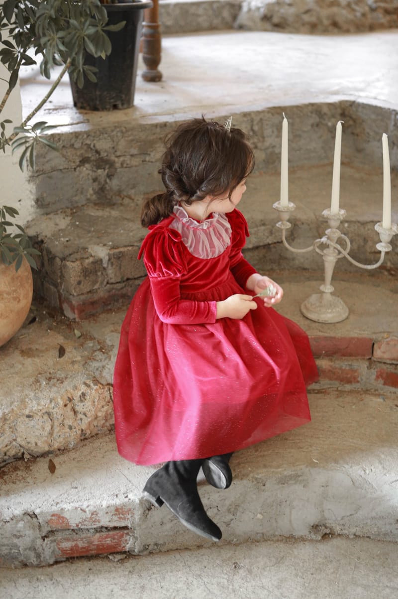 FLO - Korean Children Fashion - #Kfashion4kids - Queen One-piece - 5