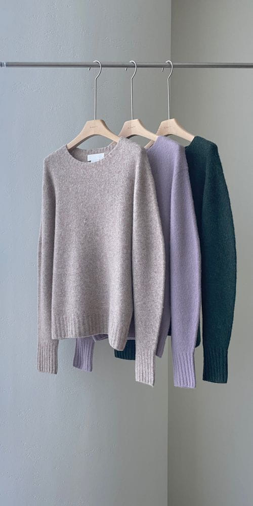FLOATY - Korean Children Fashion - #Kfashion4kids - Whole Gamet Burn Round Kint Tee - 7