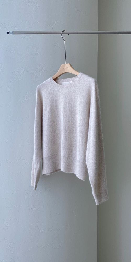 FLOATY - Korean Children Fashion - #Kfashion4kids - Whole Gamet Racoon Mia Round Knit Tee - 2