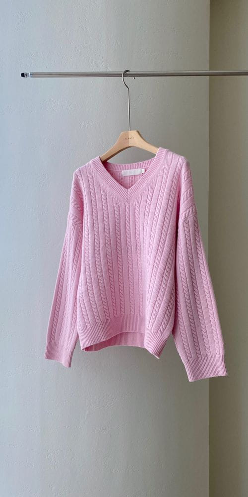 FLOATY - Korean Children Fashion - #Kfashion4kids - Ennabel V Knit Tee