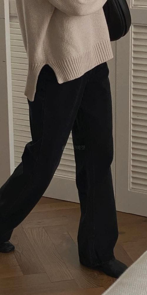 FLOW IN - Korean Children Fashion - #Kfashion4kids - Black Jeans - 10
