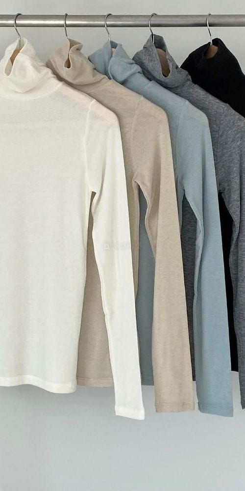 FLOW IN - Korean Children Fashion - #Kfashion4kids - Happy Turtleneck Tee - 2