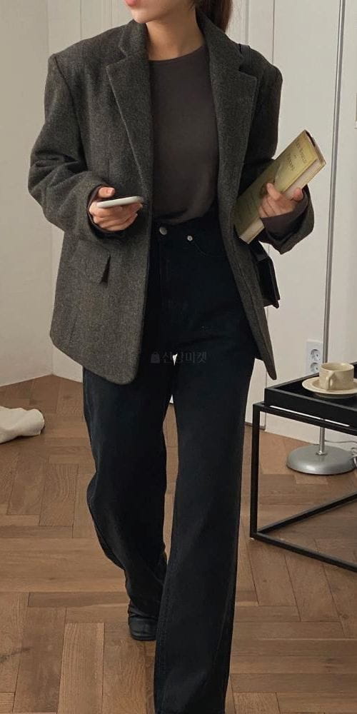 FLOW IN - Korean Children Fashion - #Kfashion4kids - Herringbone Jacket - 11