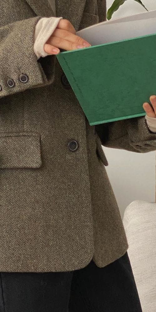 FLOW IN - Korean Children Fashion - #Kfashion4kids - Herringbone Jacket - 9