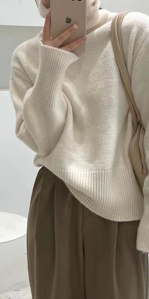 FLOW IN - Korean Children Fashion - #Kfashion4kids - Basic Turtleneck Knit - 7