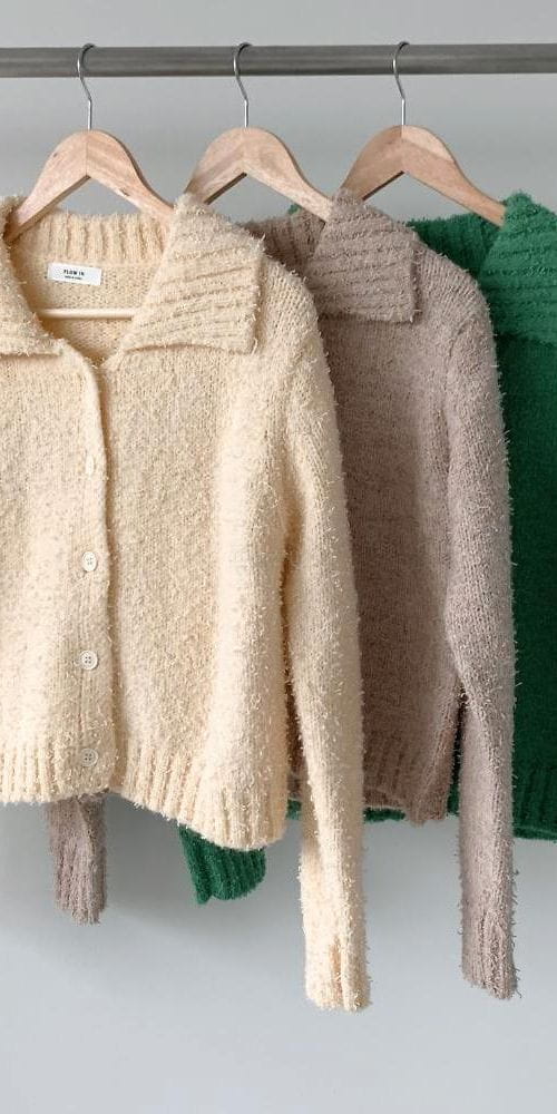 FLOW IN - Korean Children Fashion - #Kfashion4kids - Sandy Button Cardigan - 12