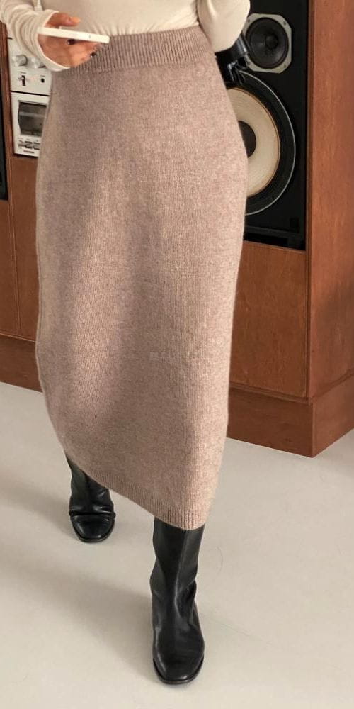 FLOW IN - Korean Children Fashion - #Kfashion4kids - Merry Knit Skirt - 3