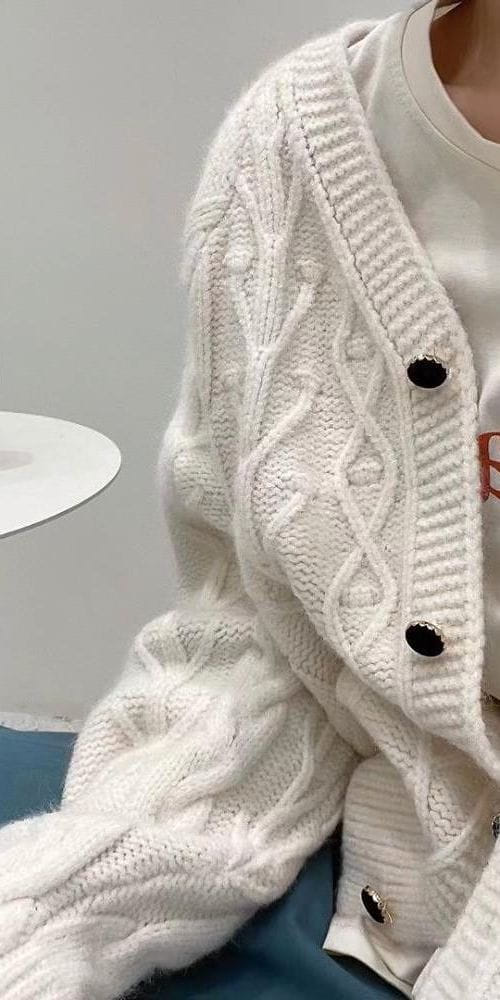 FLOW IN - Korean Children Fashion - #Kfashion4kids - Twist V Cardigan - 11