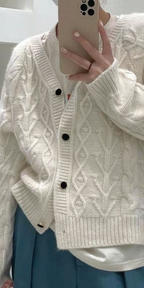 FLOW IN - Korean Children Fashion - #Kfashion4kids - Twist V Cardigan - 4