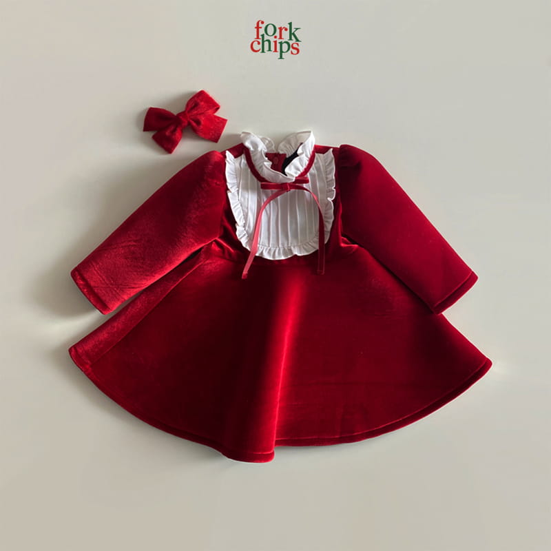 FORK CHIPS - Korean Children Fashion - #Kfashion4kids - Sofia One-piece