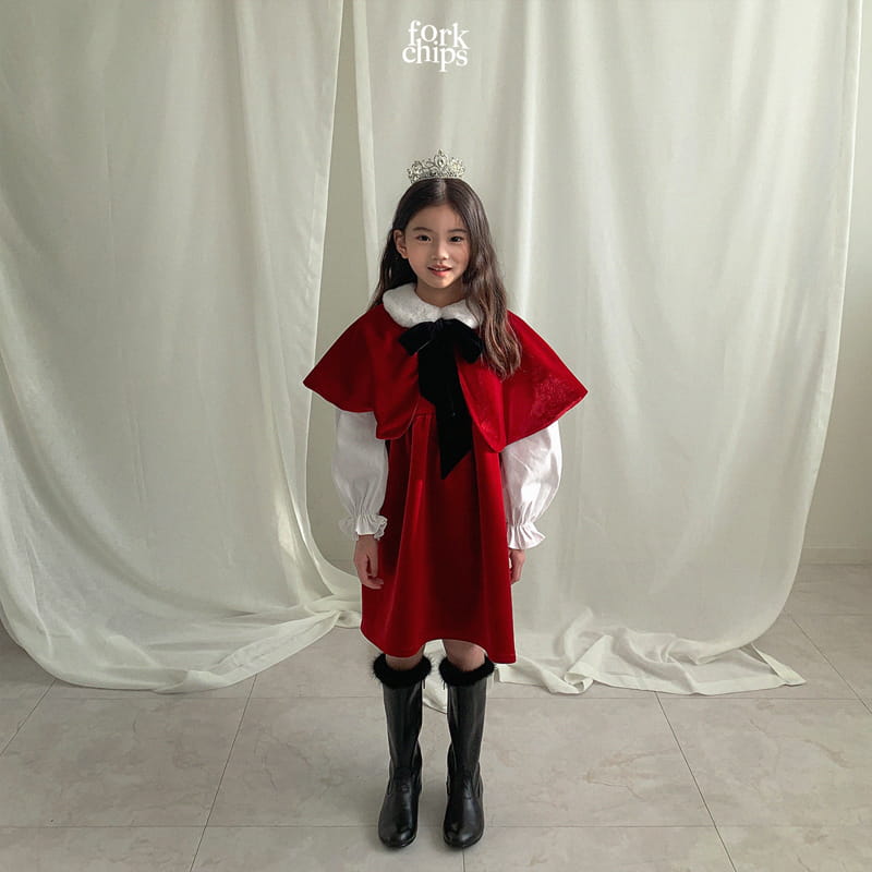 FORK CHIPS - Korean Children Fashion - #Kfashion4kids - Queens One-piece - 2