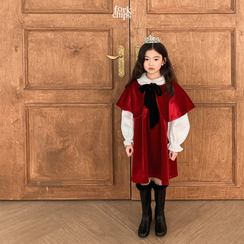FORK CHIPS - Korean Children Fashion - #Kfashion4kids - Queens One-piece - 3