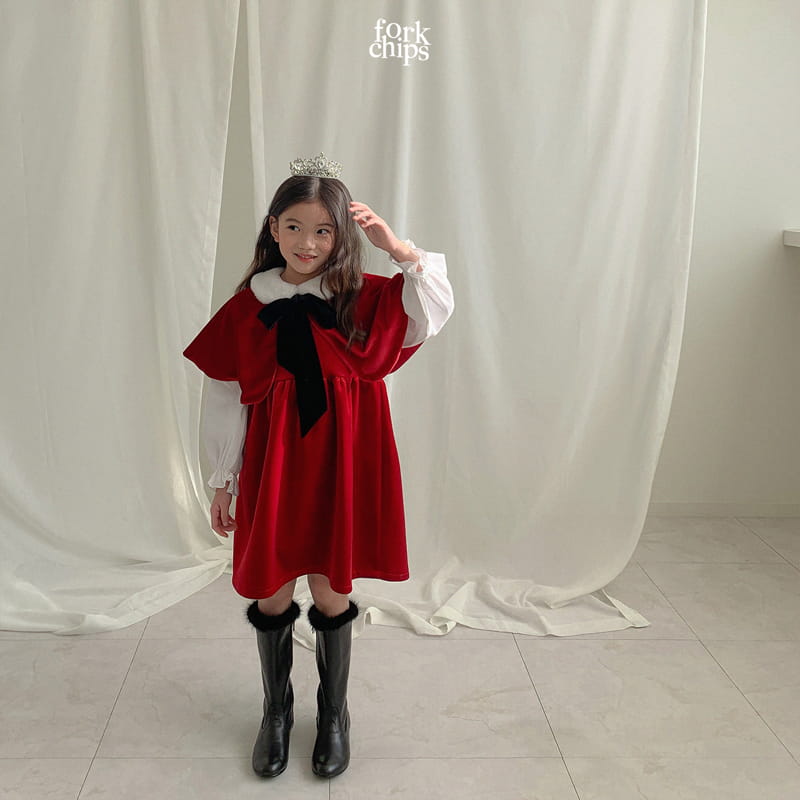 FORK CHIPS - Korean Children Fashion - #Kfashion4kids - Queens One-piece - 4