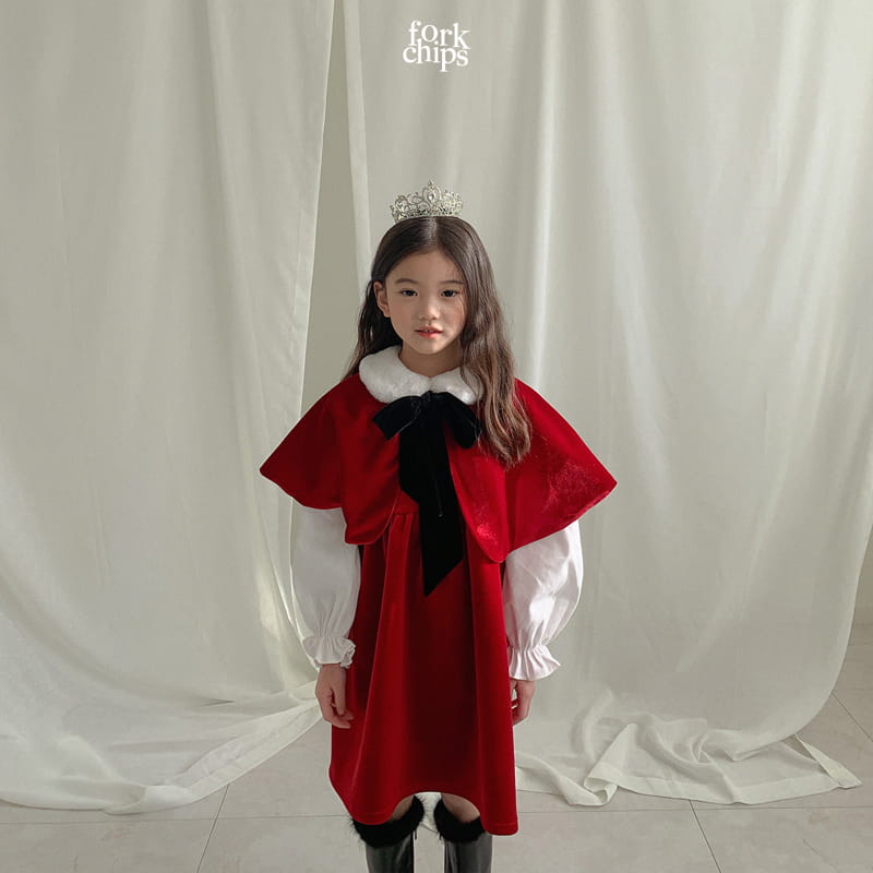 FORK CHIPS - Korean Children Fashion - #Kfashion4kids - Queens One-piece - 5