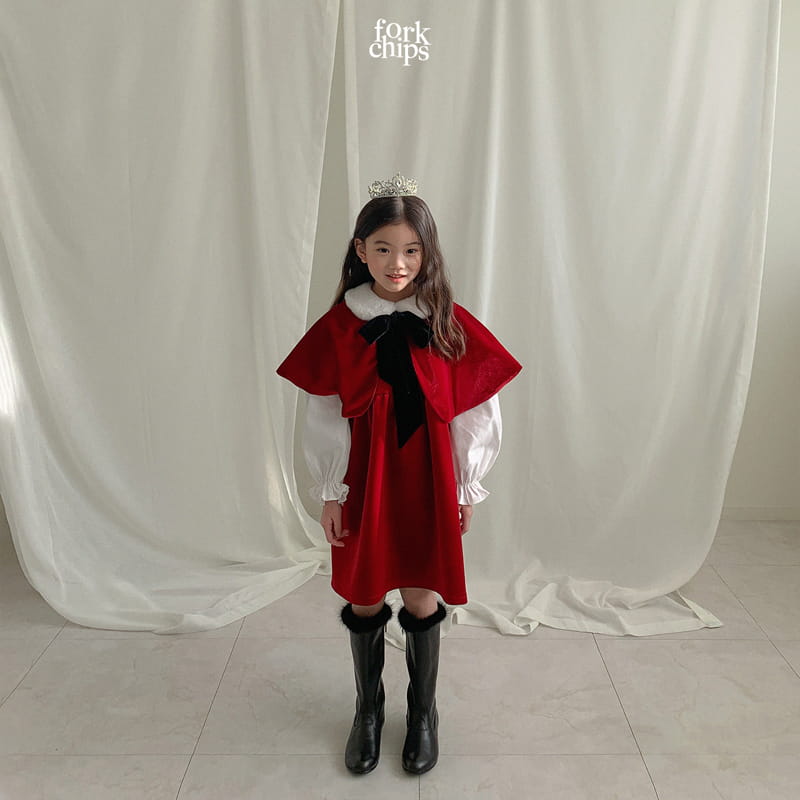 FORK CHIPS - Korean Children Fashion - #Kfashion4kids - Queens One-piece - 6