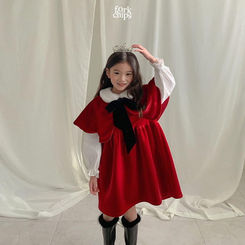FORK CHIPS - Korean Children Fashion - #Kfashion4kids - Queens One-piece - 8
