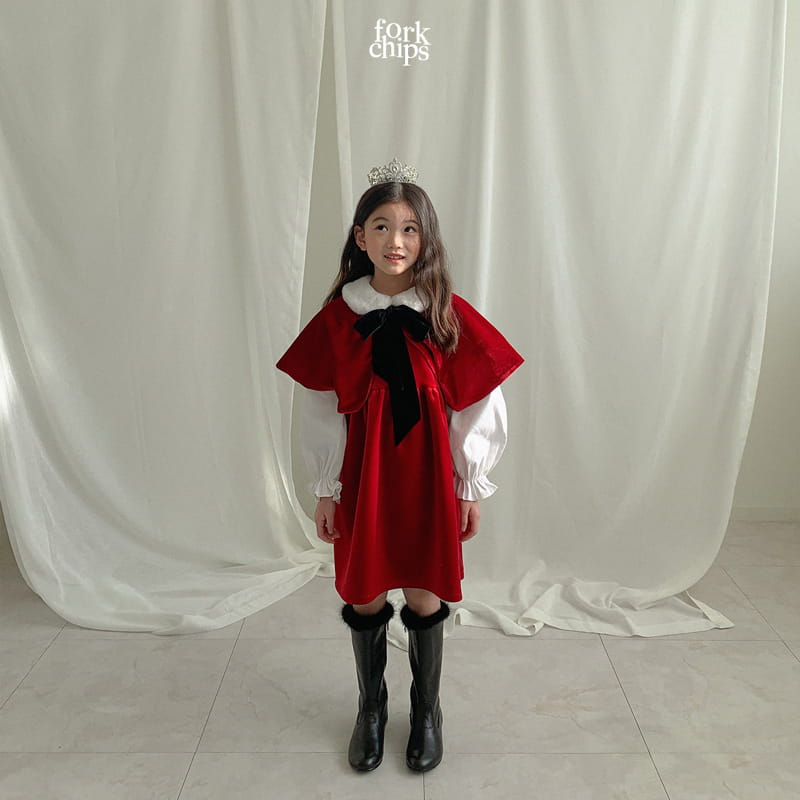 FORK CHIPS - Korean Children Fashion - #Kfashion4kids - Queens One-piece - 9