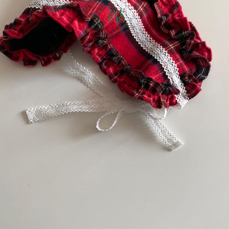 FORK CHIPS - Korean Children Fashion - #Kfashion4kids - Check Frill Hairband - 3
