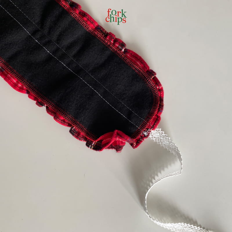 FORK CHIPS - Korean Children Fashion - #Kfashion4kids - Check Frill Hairband - 4