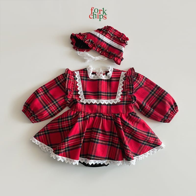 FORK CHIPS - Korean Children Fashion - #Kfashion4kids - Check Frill Hairband - 5