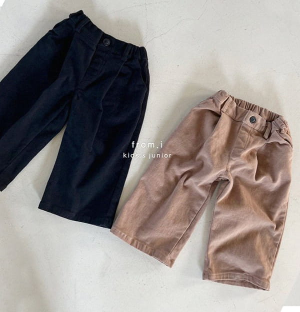 FROM I - Korean Children Fashion - #Kfashion4kids - Curved Pants - 3