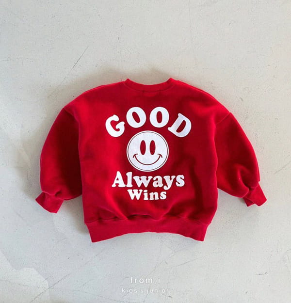 FROM I - Korean Children Fashion - #Kfashion4kids - Good Smile Sweatshirt - 2