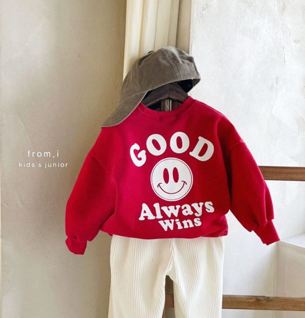 FROM I - Korean Children Fashion - #Kfashion4kids - Good Smile Sweatshirt - 3