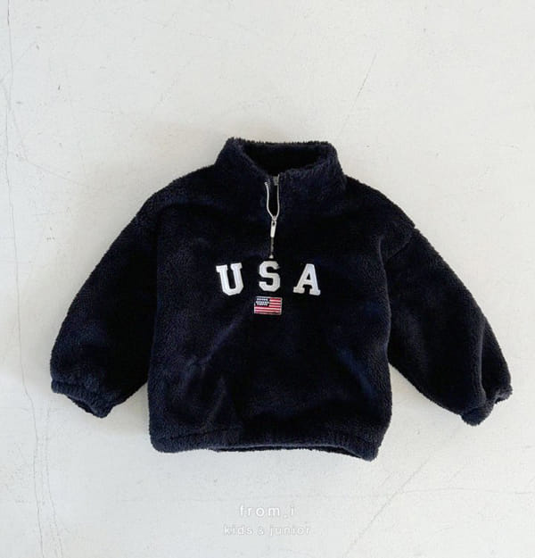 FROM I - Korean Children Fashion - #Kfashion4kids - USA Zip-up Sweatshirt - 3