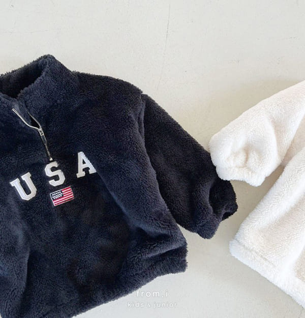 FROM I - Korean Children Fashion - #Kfashion4kids - USA Zip-up Sweatshirt - 5
