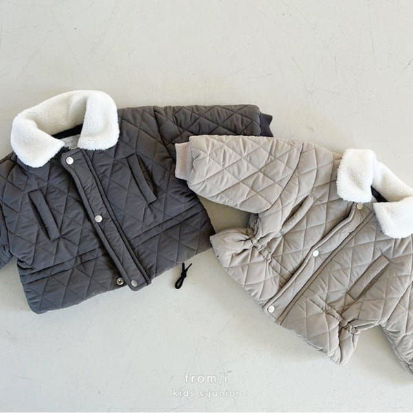 FROM I - Korean Children Fashion - #Kfashion4kids - Quilting Short Jacket