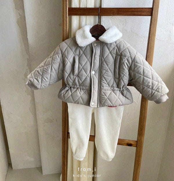 FROM I - Korean Children Fashion - #Kfashion4kids - Quilting Short Jacket - 4