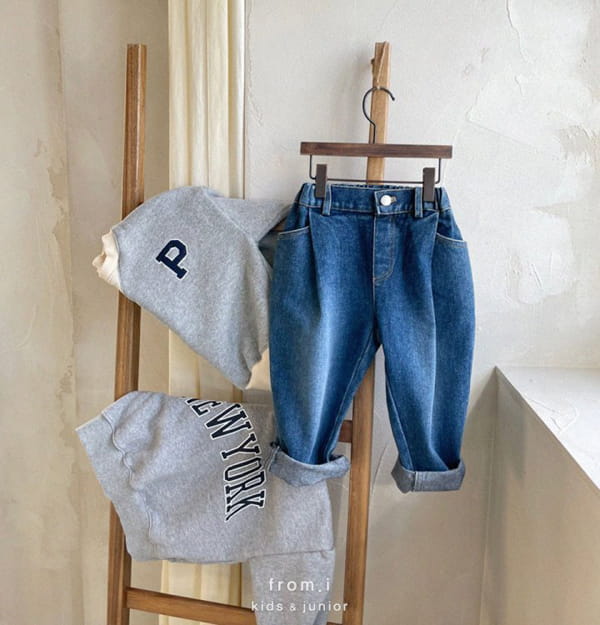 FROM I - Korean Children Fashion - #Kfashion4kids - Wintuck Jeans