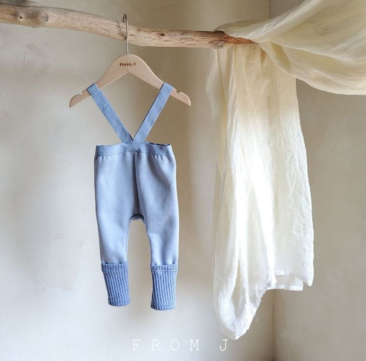 FROM J - Korean Children Fashion - #Kfashion4kids - Bebe Banding Dungarees Leggings - 3
