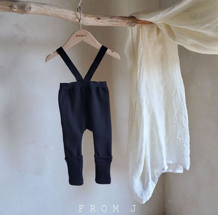 FROM J - Korean Children Fashion - #Kfashion4kids - Bebe Banding Dungarees Leggings - 4