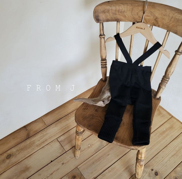 FROM J - Korean Children Fashion - #Kfashion4kids - Bebe Banding Dungarees Leggings - 8