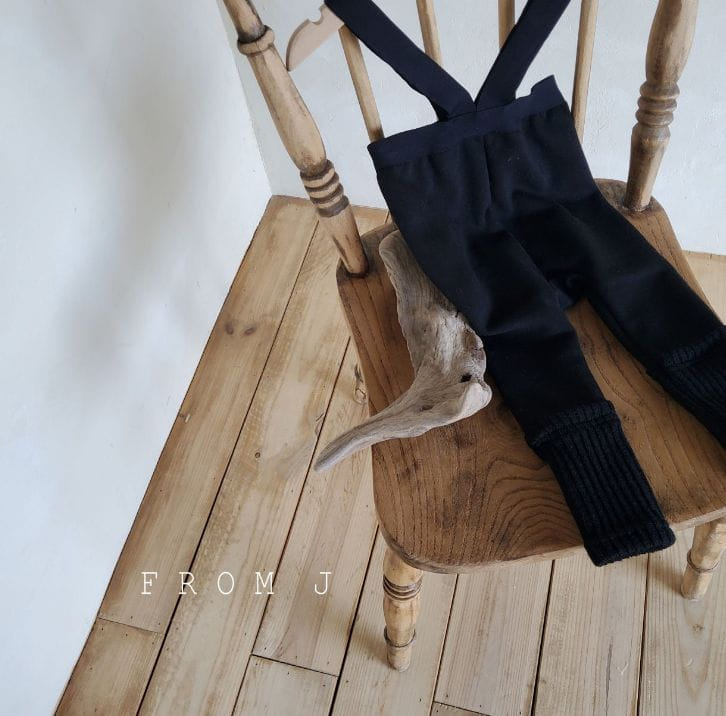 FROM J - Korean Children Fashion - #Kfashion4kids - Bebe Banding Dungarees Leggings - 9