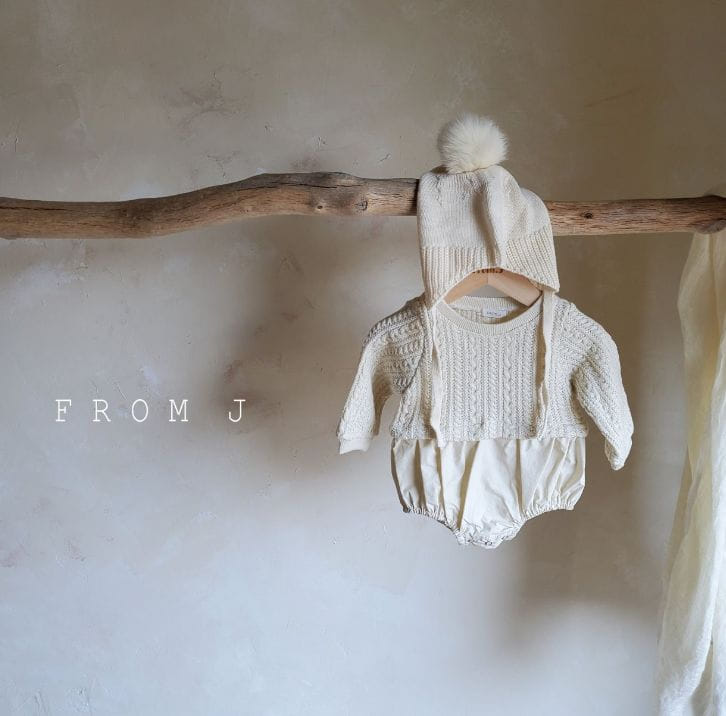 FROM J - Korean Children Fashion - #Kfashion4kids - Twist One-piece Bodysuit Girl - 6