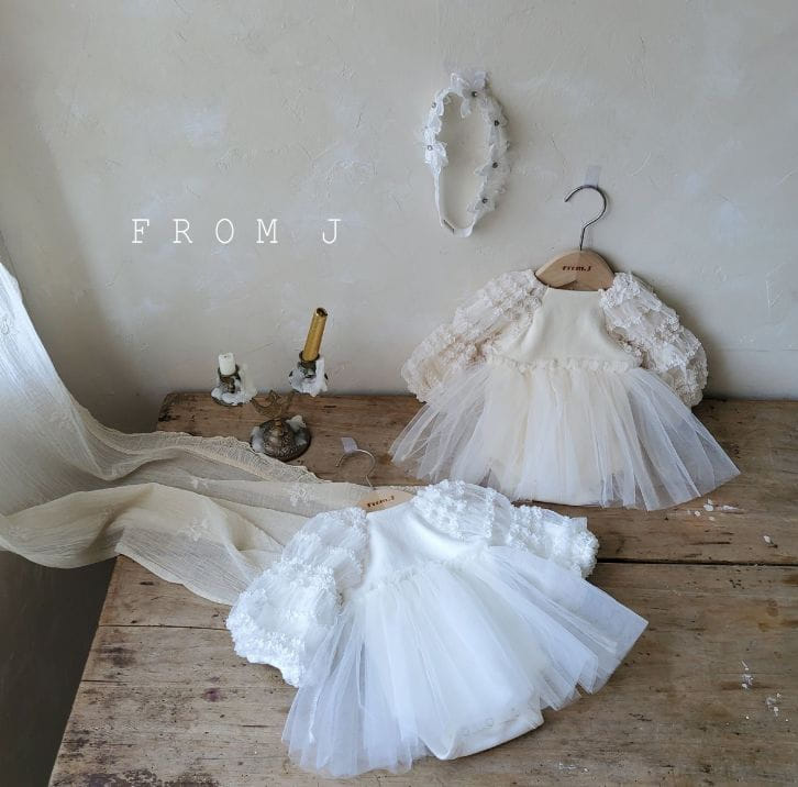 FROM J - Korean Children Fashion - #Kfashion4kids - Wave Blink Sha Bodysuit