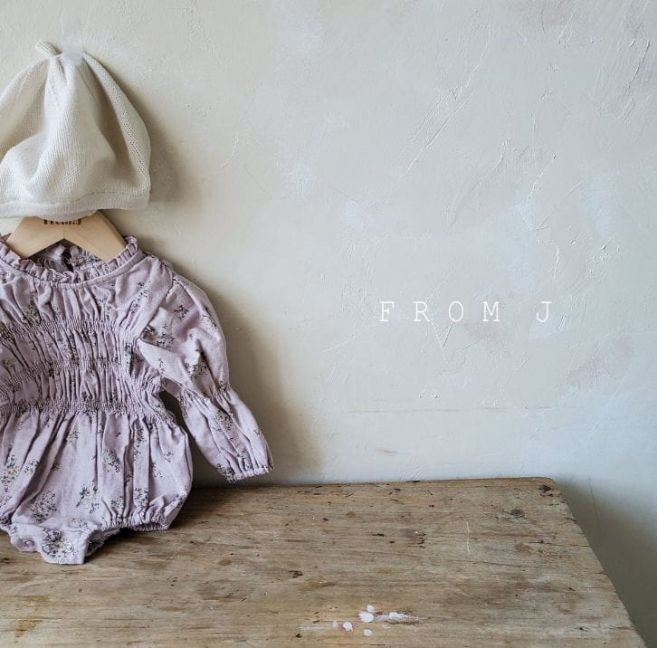 FROM J - Korean Children Fashion - #Kfashion4kids - Emily Smocked Bodysuit - 10
